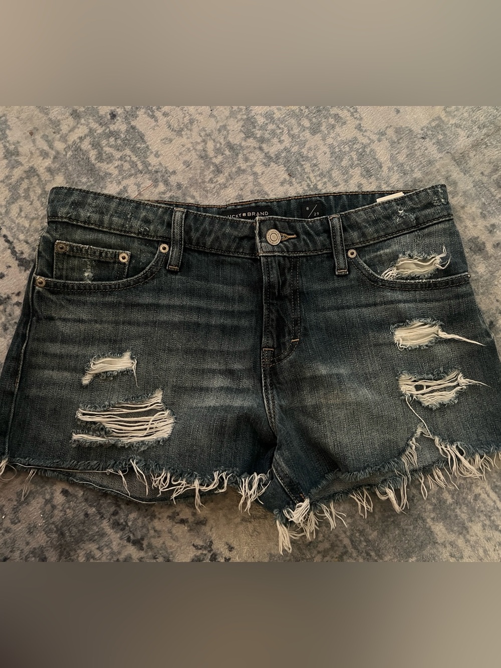Lucky Brand Women’s Jean Shorts in Faded Blue